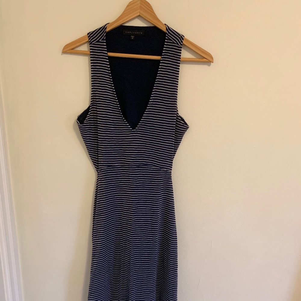 Sanctuary striped maxi dress